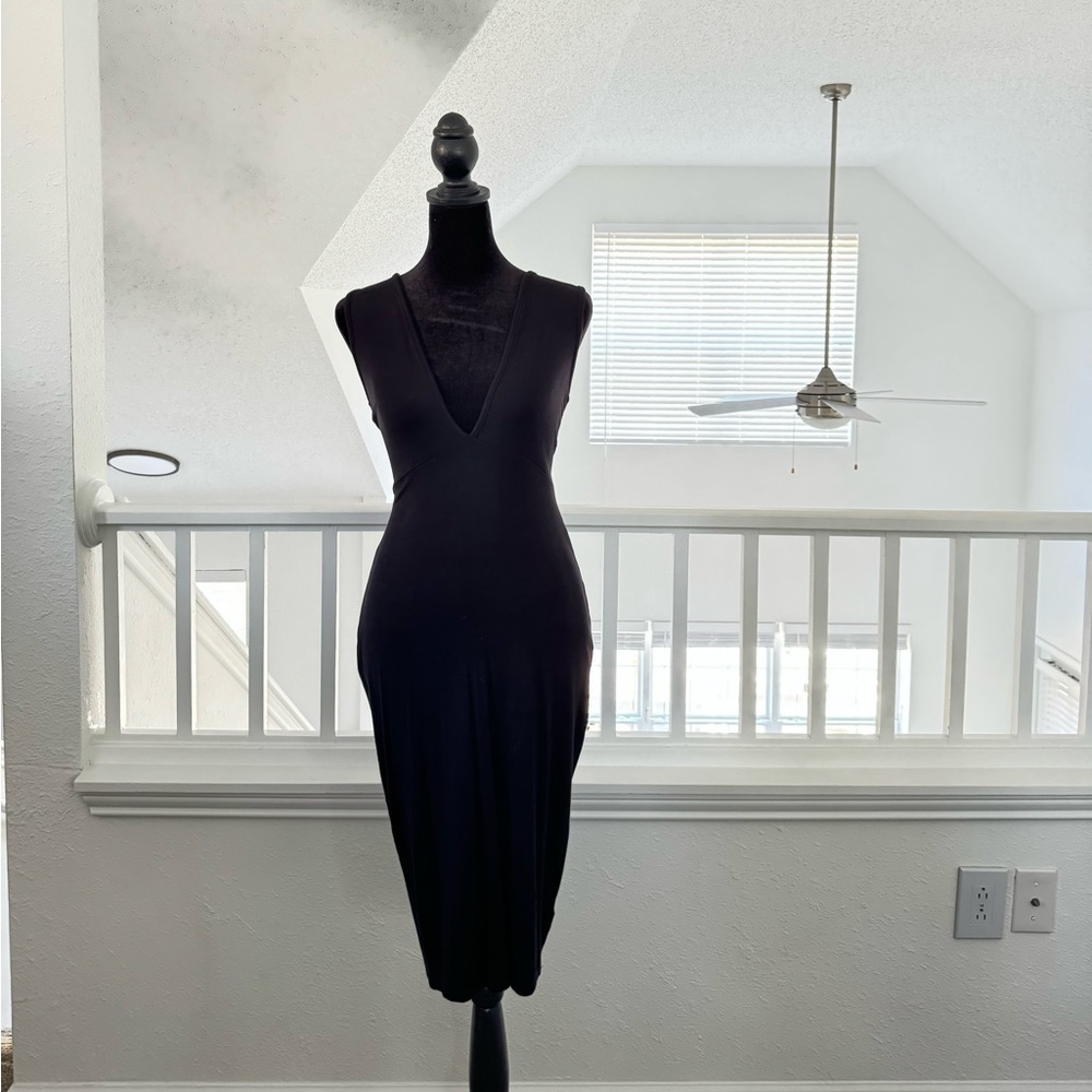 Forever 21 deep v neck mini dress